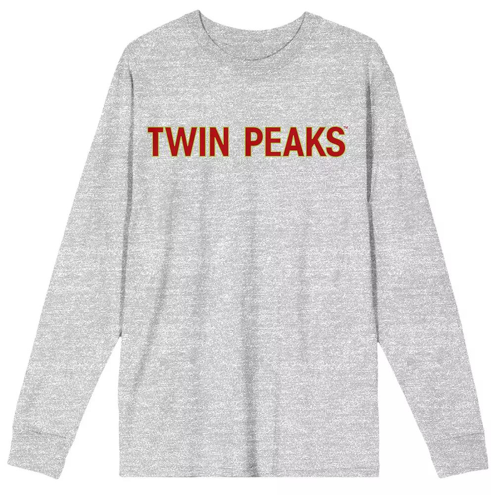 Men's Twin Peaks 1990 Logo Long Sleeve,  Product Image