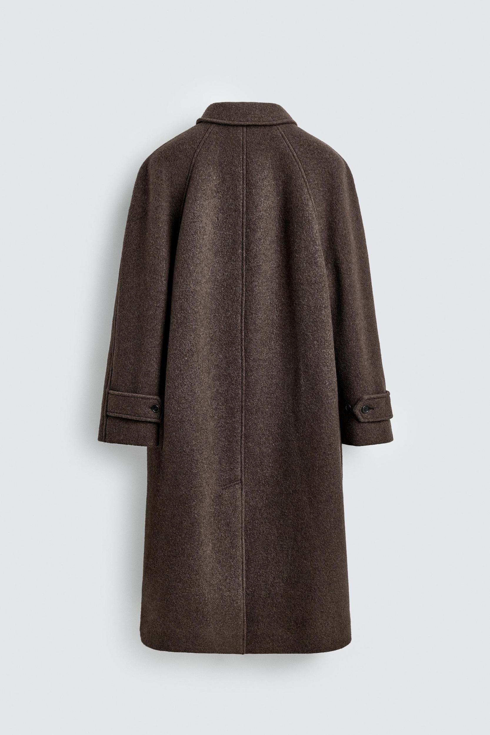 DOUBLE BREASTED MANTECO® WOOL BLEND COAT AARON LEVINE X ZARA Product Image