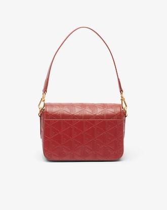 Maheki Embossed Leather Shoulder Bag Product Image