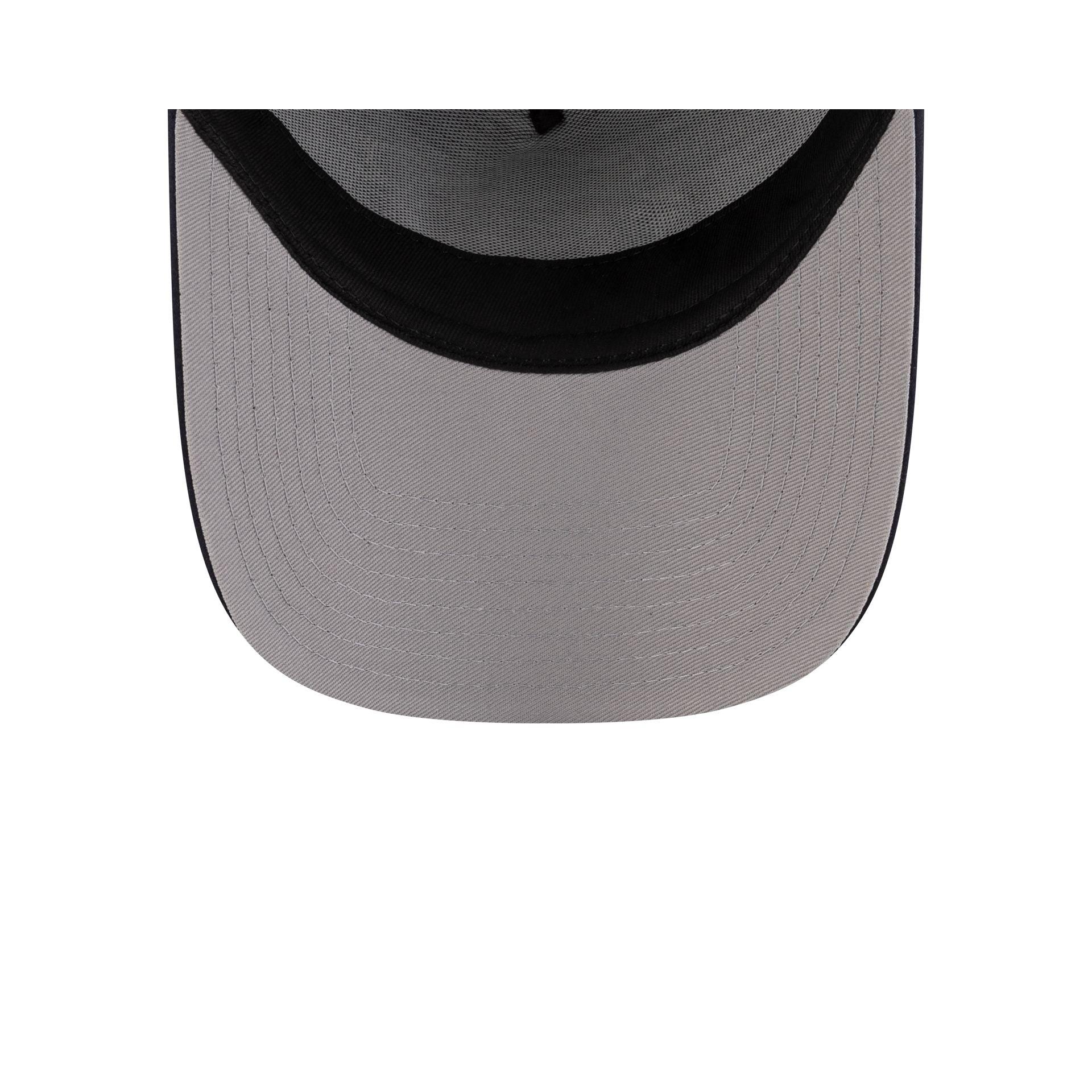 Hub City Spartanburgers Navy Satin 9FORTY A-Frame Snapback Hat Male Product Image