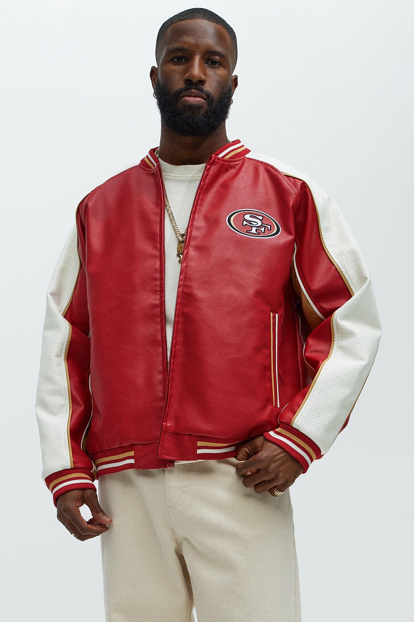 49ers High Standard Jacket - Red/White Male Product Image