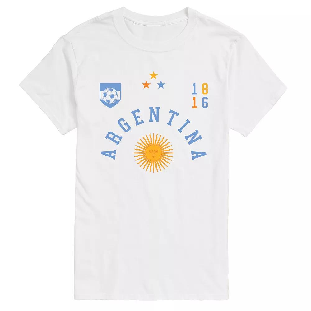 Men's Argentina Soccer Graphic Tee,  Product Image
