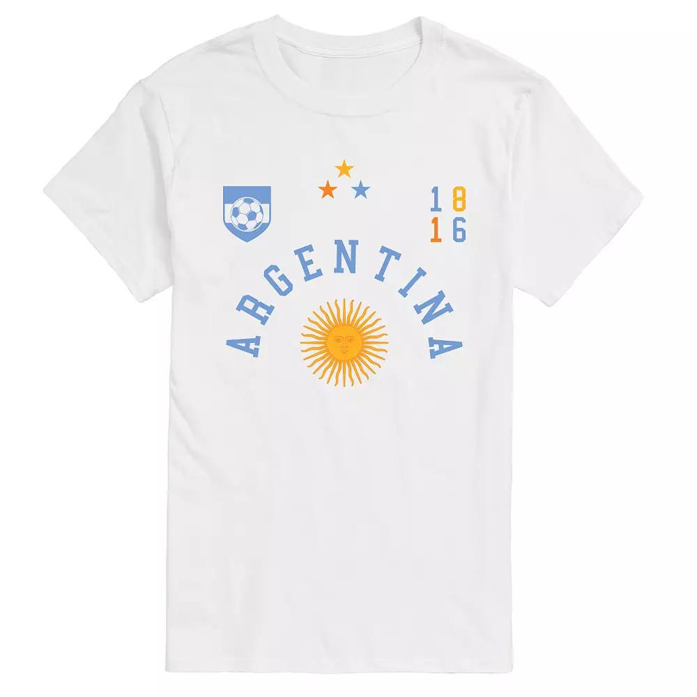 Men's Argentina Soccer Graphic Tee,  Product Image