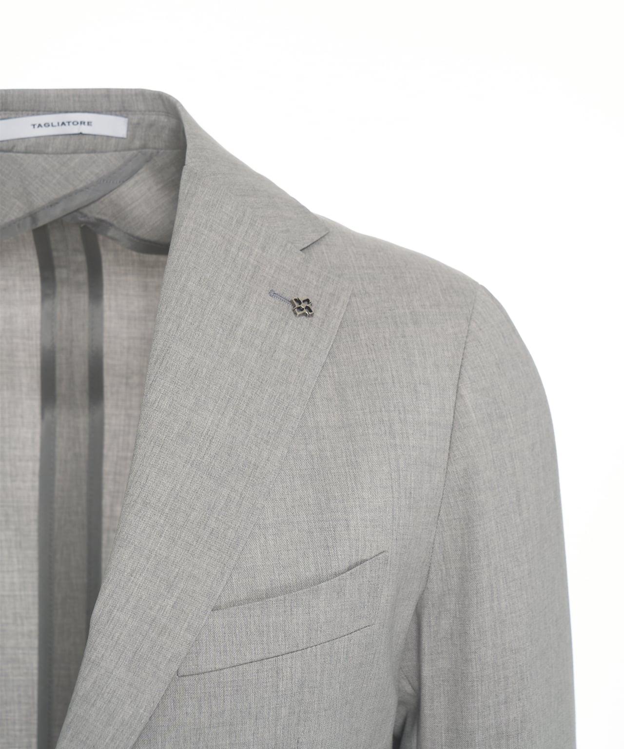 Single-breasted suit in virgin wool Product Image