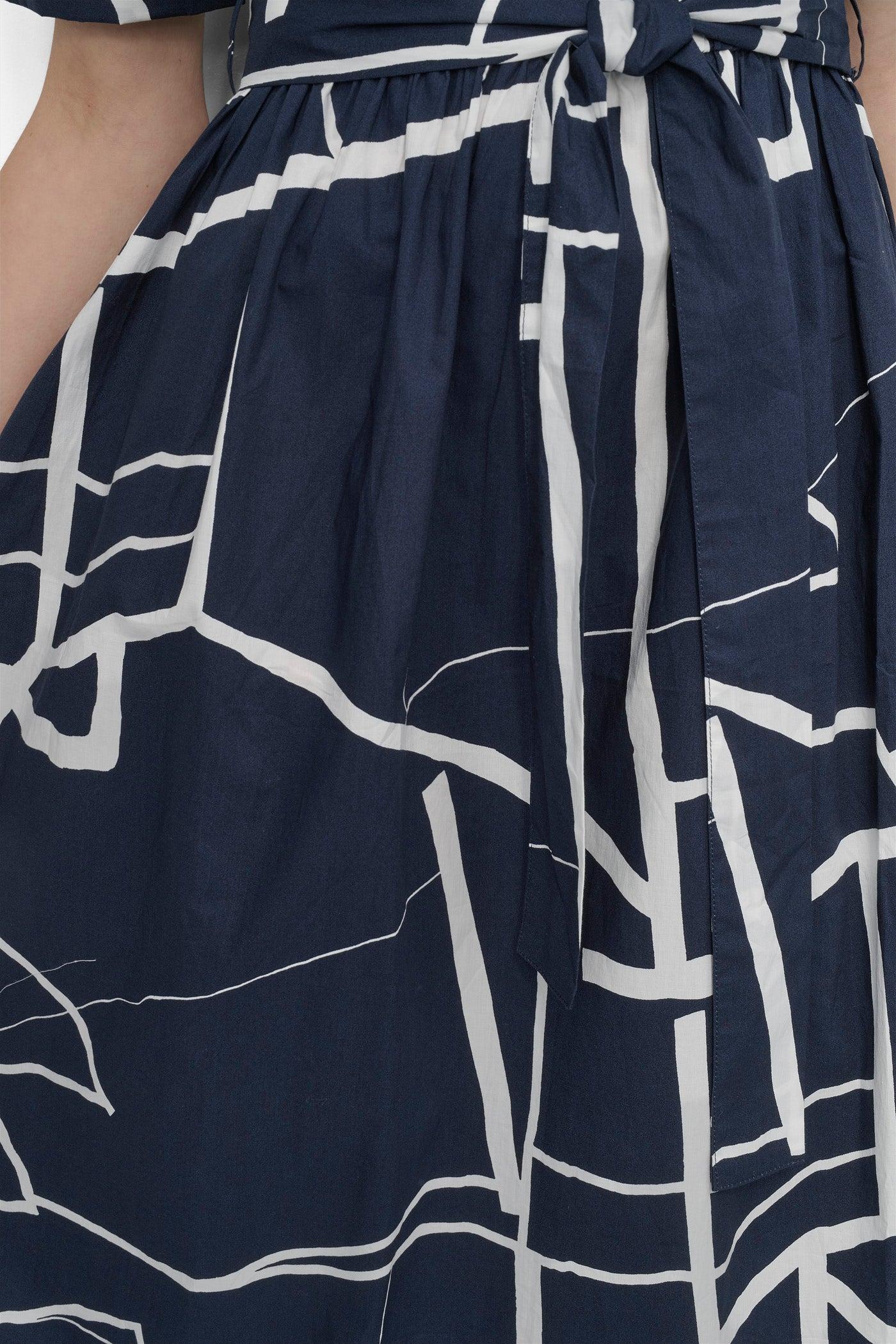 COLLARED BUTTON DRESS Product Image