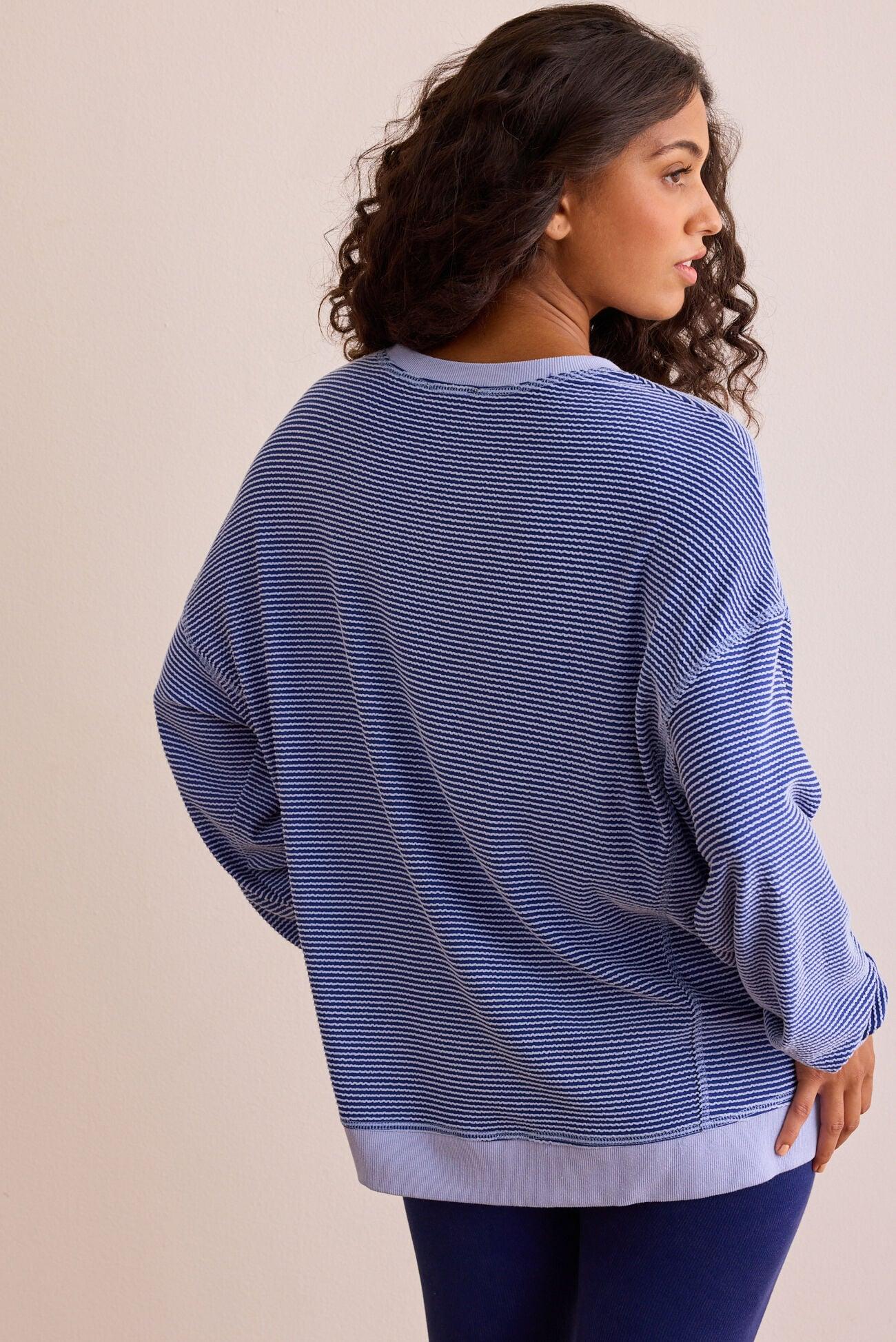 Dig Deep Striped Crewneck Product Image