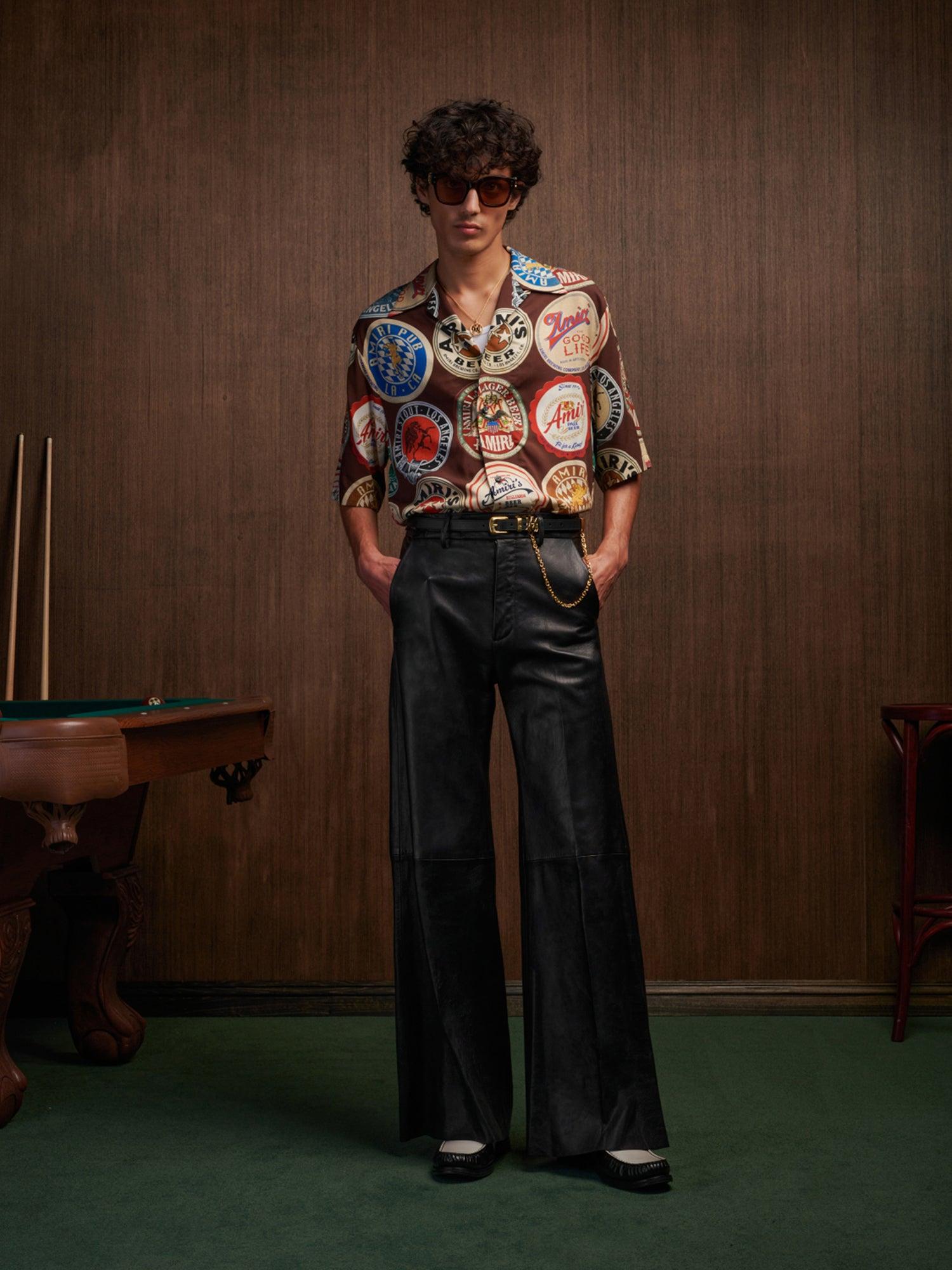 AMIRI COASTERS BOWLING SHIRT - Chocolate Product Image