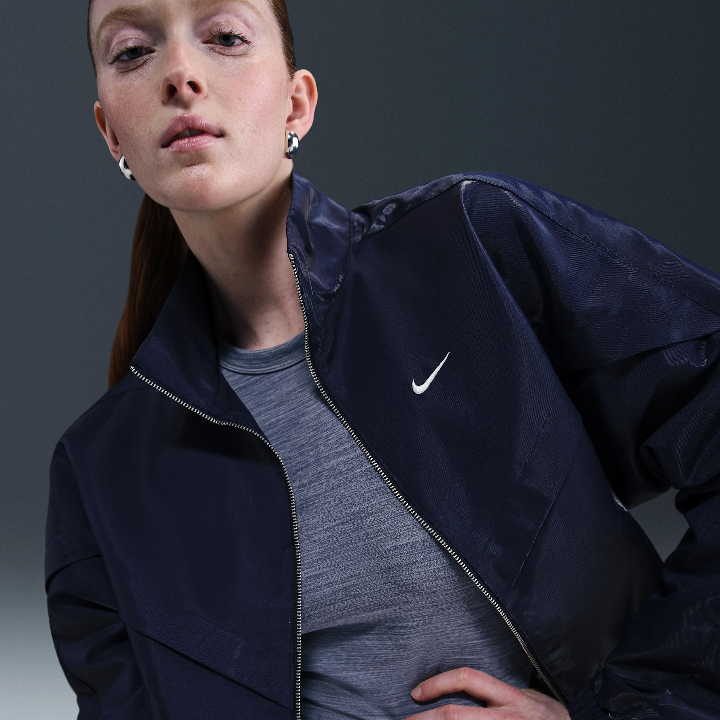 Womens Nike Sportswear Windrunner Shine Jacket | HV2467-410 Product Image