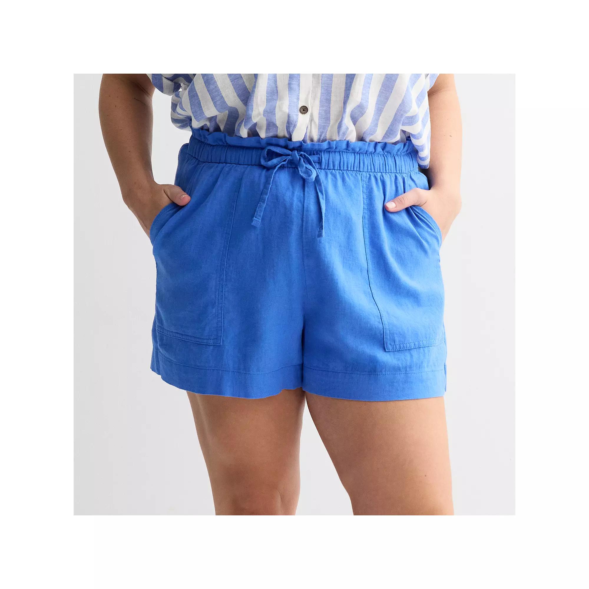 Plus Size Sonoma Goods For Life® Femme Shorts, Women's, Size: 1XL, Valen River Product Image