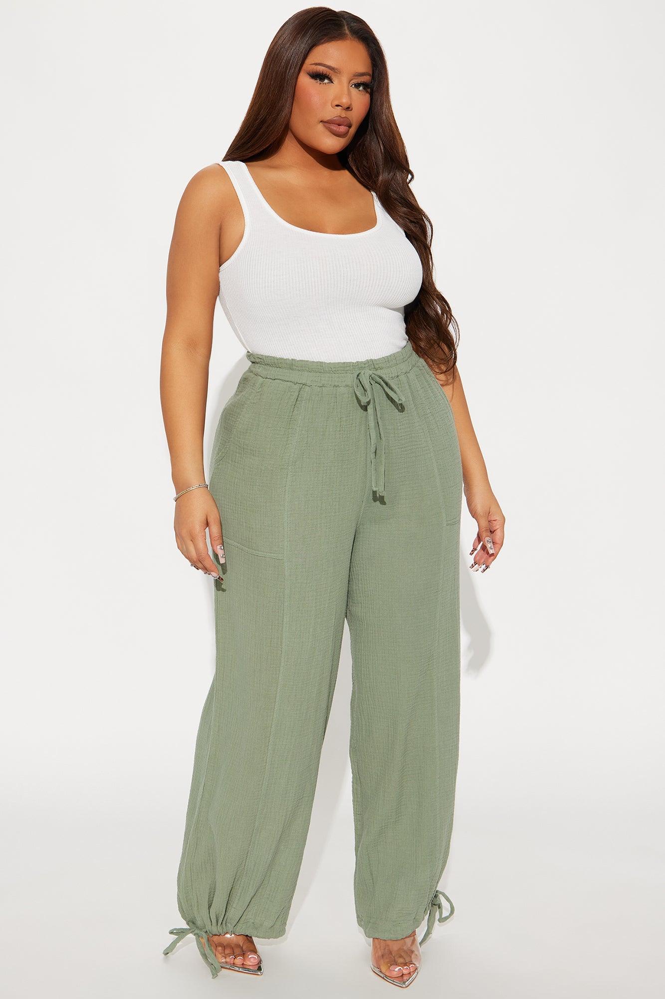 Cozumel Gauze Jumpsuit - Olive/combo Product Image