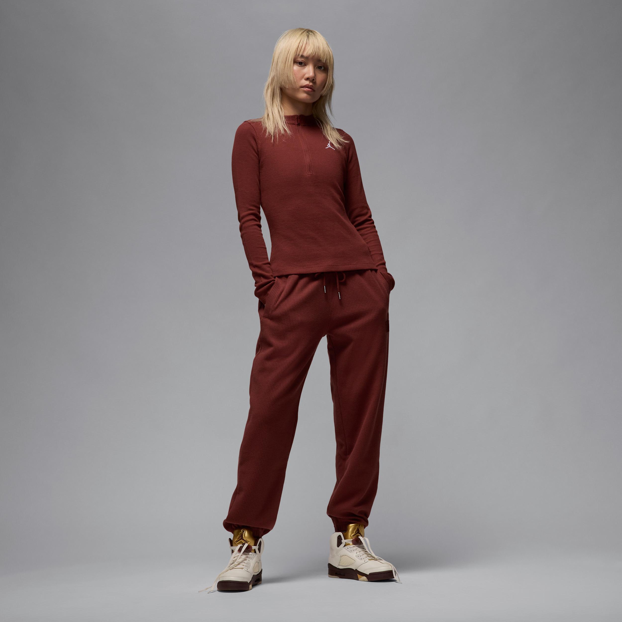 Women's Jordan Long-Sleeve 1/2-Zip Knit Top Product Image