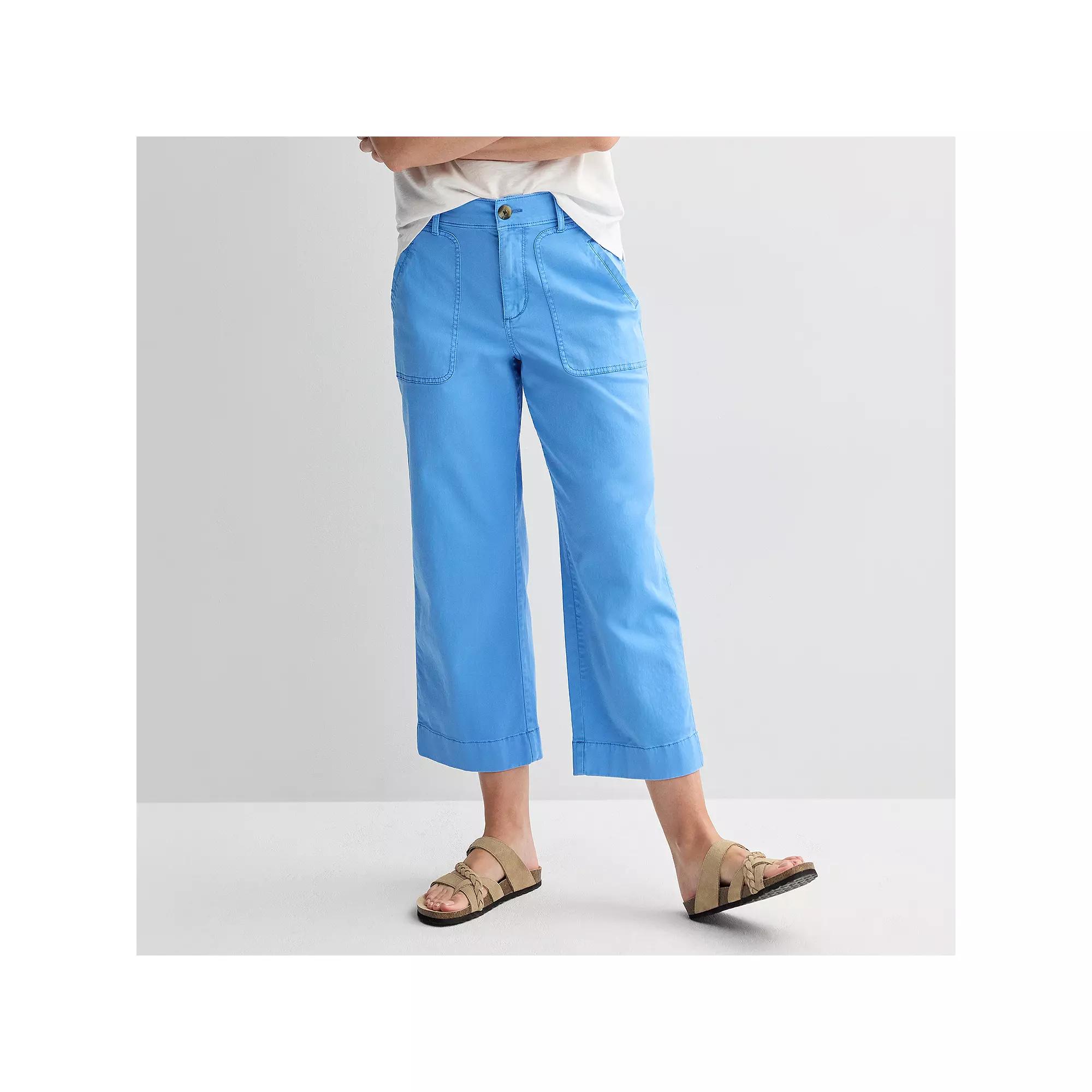 Women's Sonoma Goods For Life® Patch Pocket Pants, Size: Large, Sheer Heaven Product Image