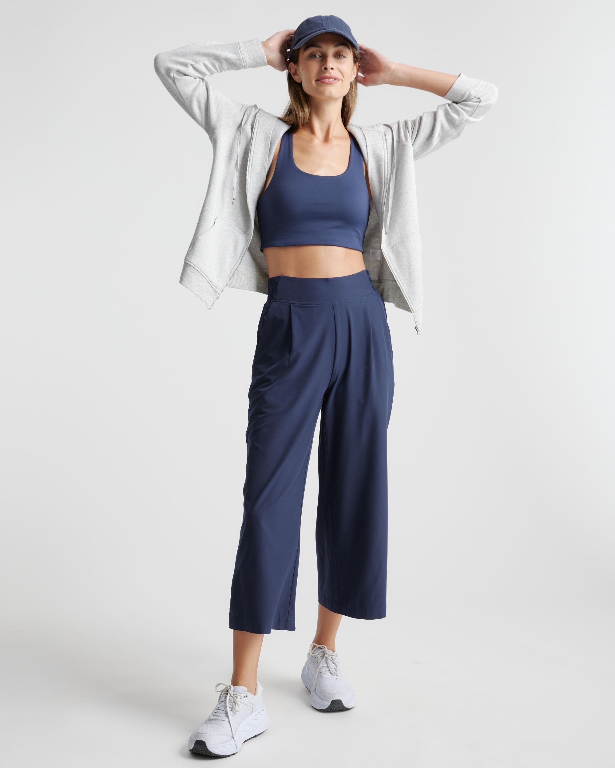 Quince | Women's Performance Tech Wide Leg Pants Recycled Polyester Product Image