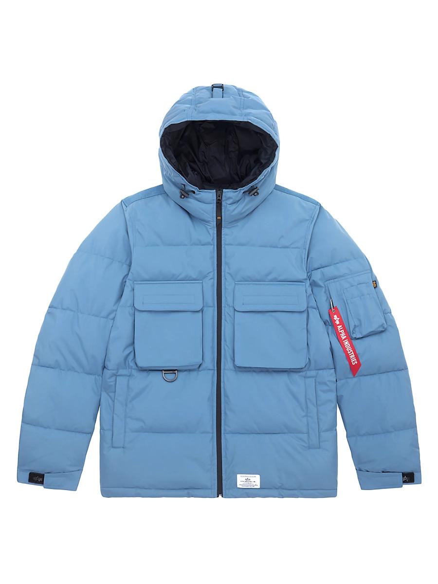 Mens Hooded Puffer Jacket Product Image