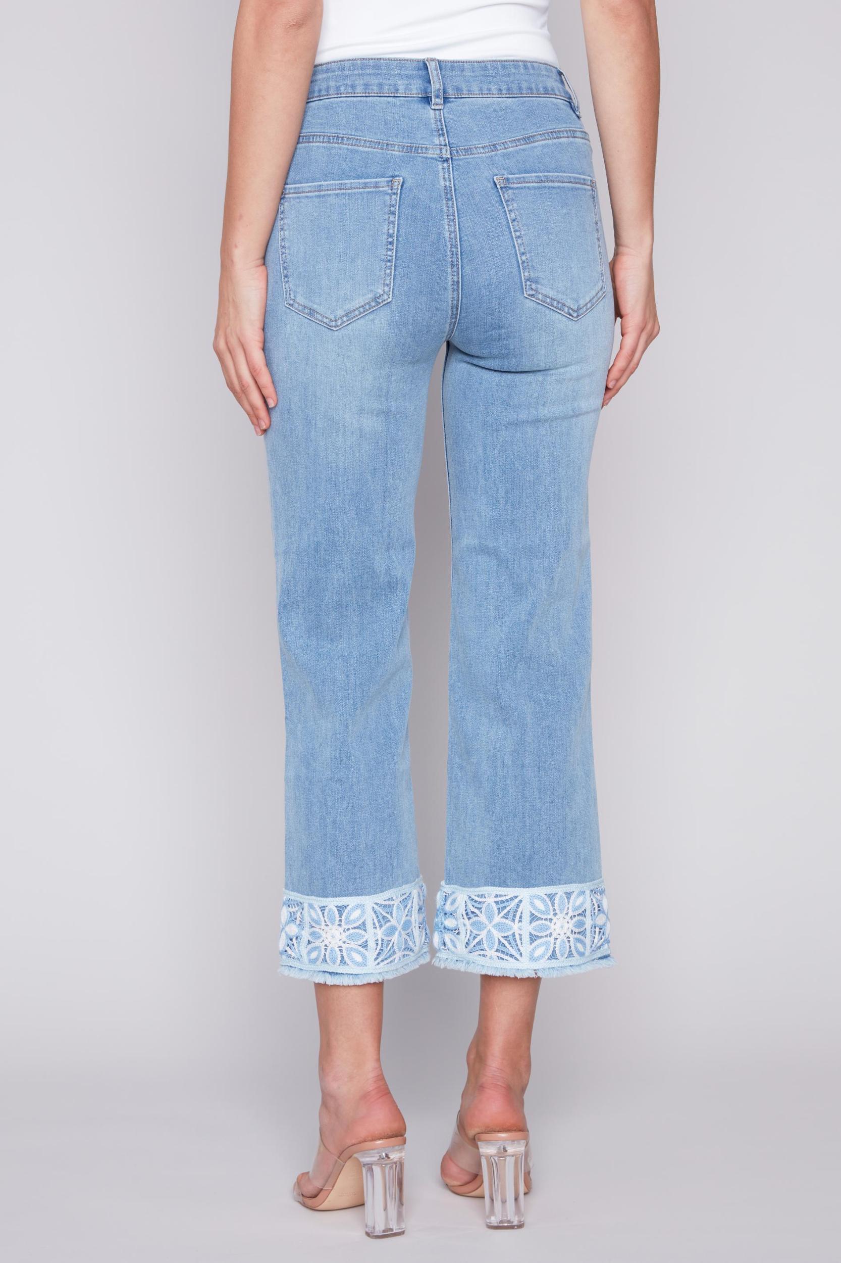 Crochet hem jean Product Image