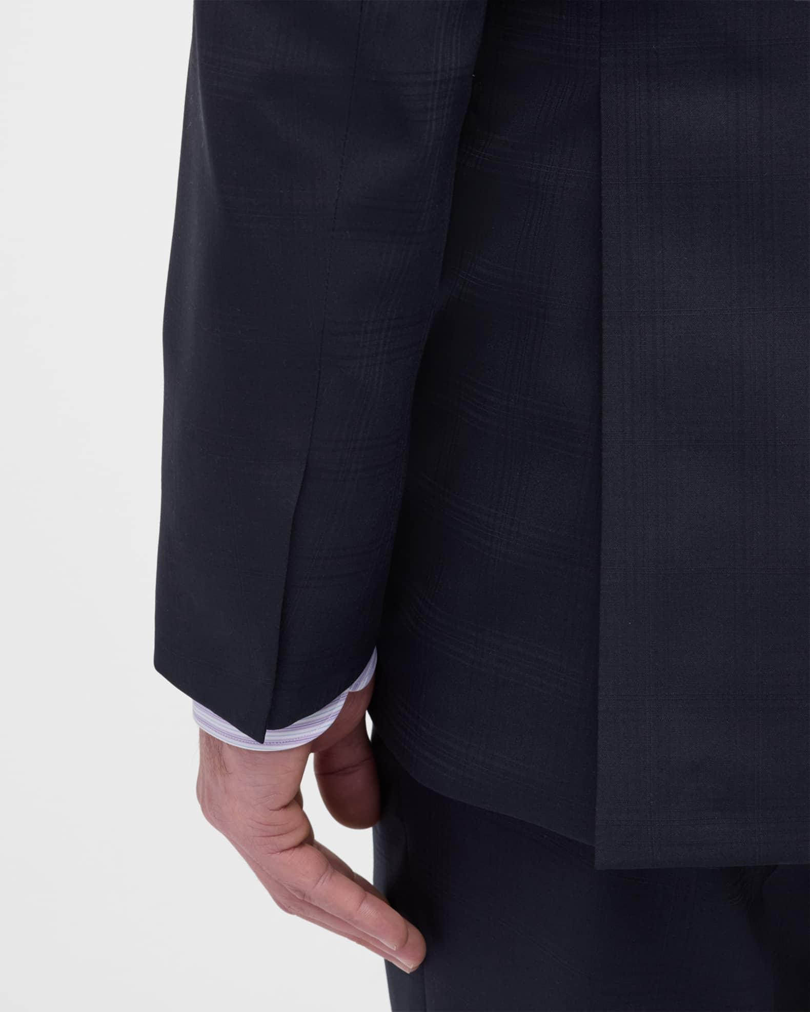 Men's Tonal Plaid Suit Product Image