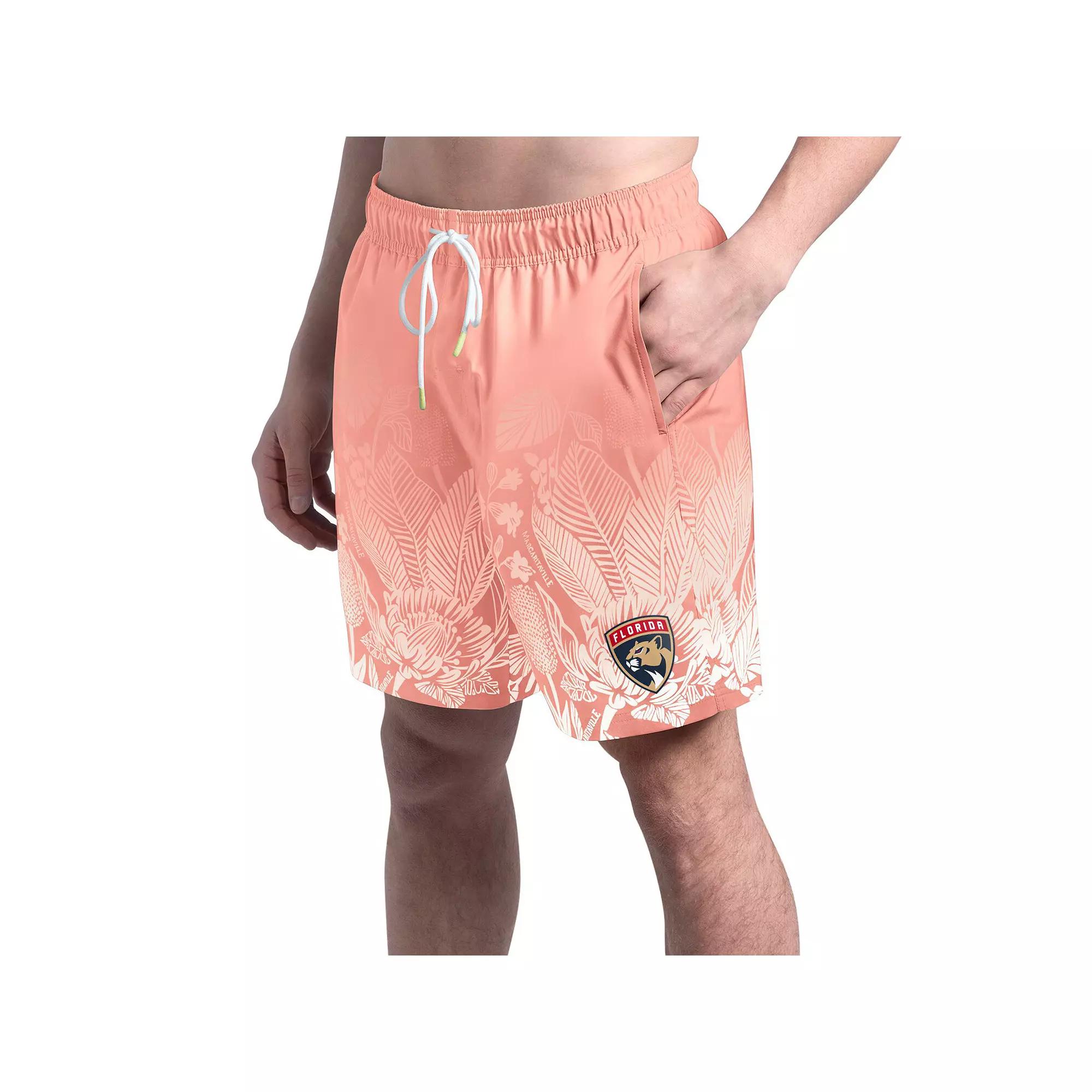 Men's Margaritaville Pink Florida Panthers Lagoon Fiesta Swim Short,  Product Image