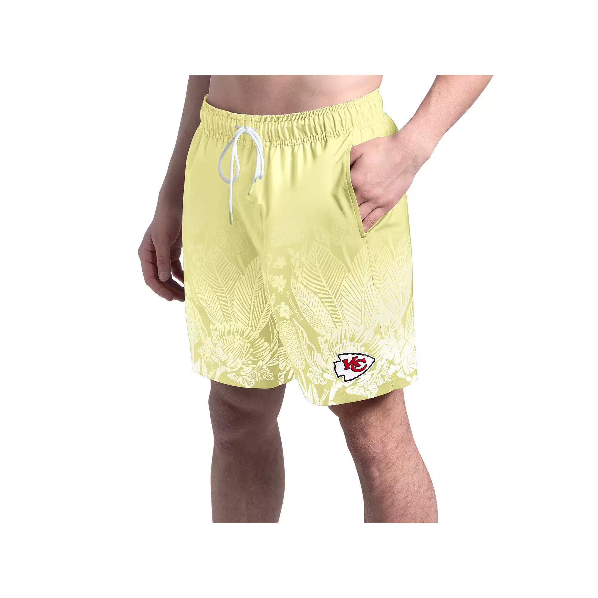 Men's Margaritaville Yellow Vegas Golden Knights Lagoon Fiesta Swim Short,  Product Image