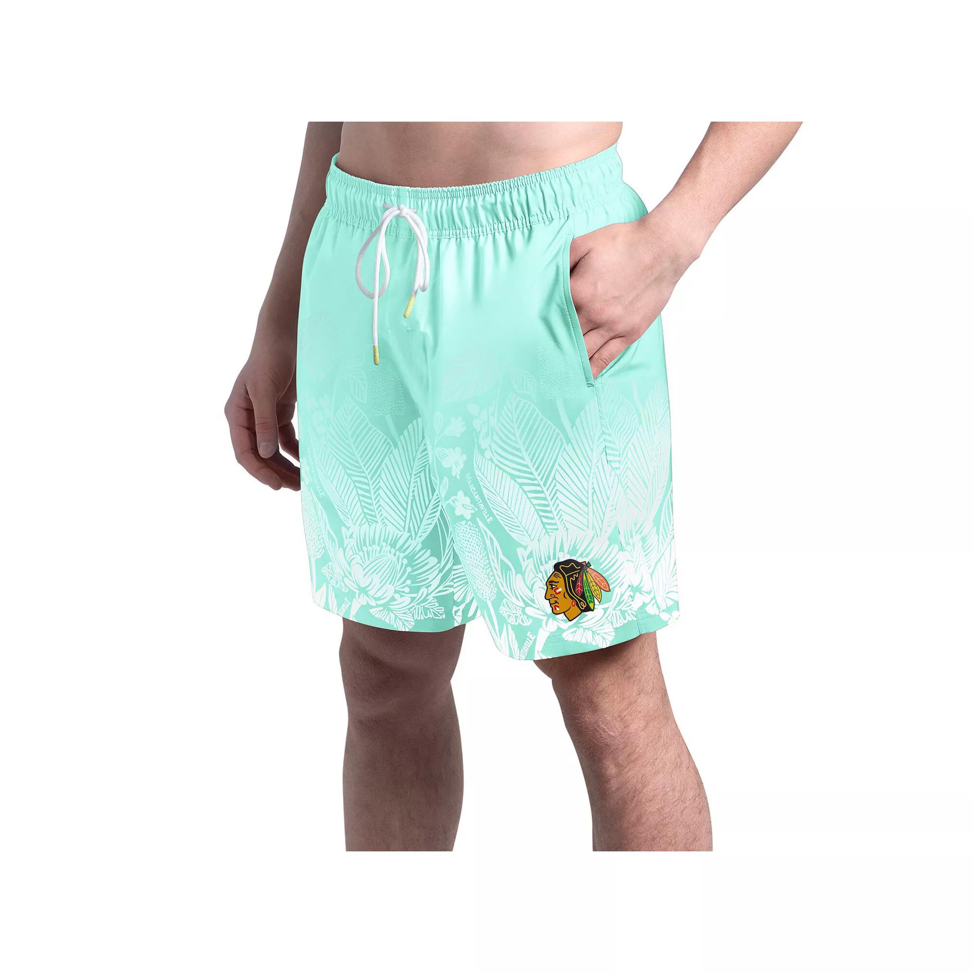 Men's Margaritaville Yellow Vegas Golden Knights Lagoon Fiesta Swim Short,  Product Image
