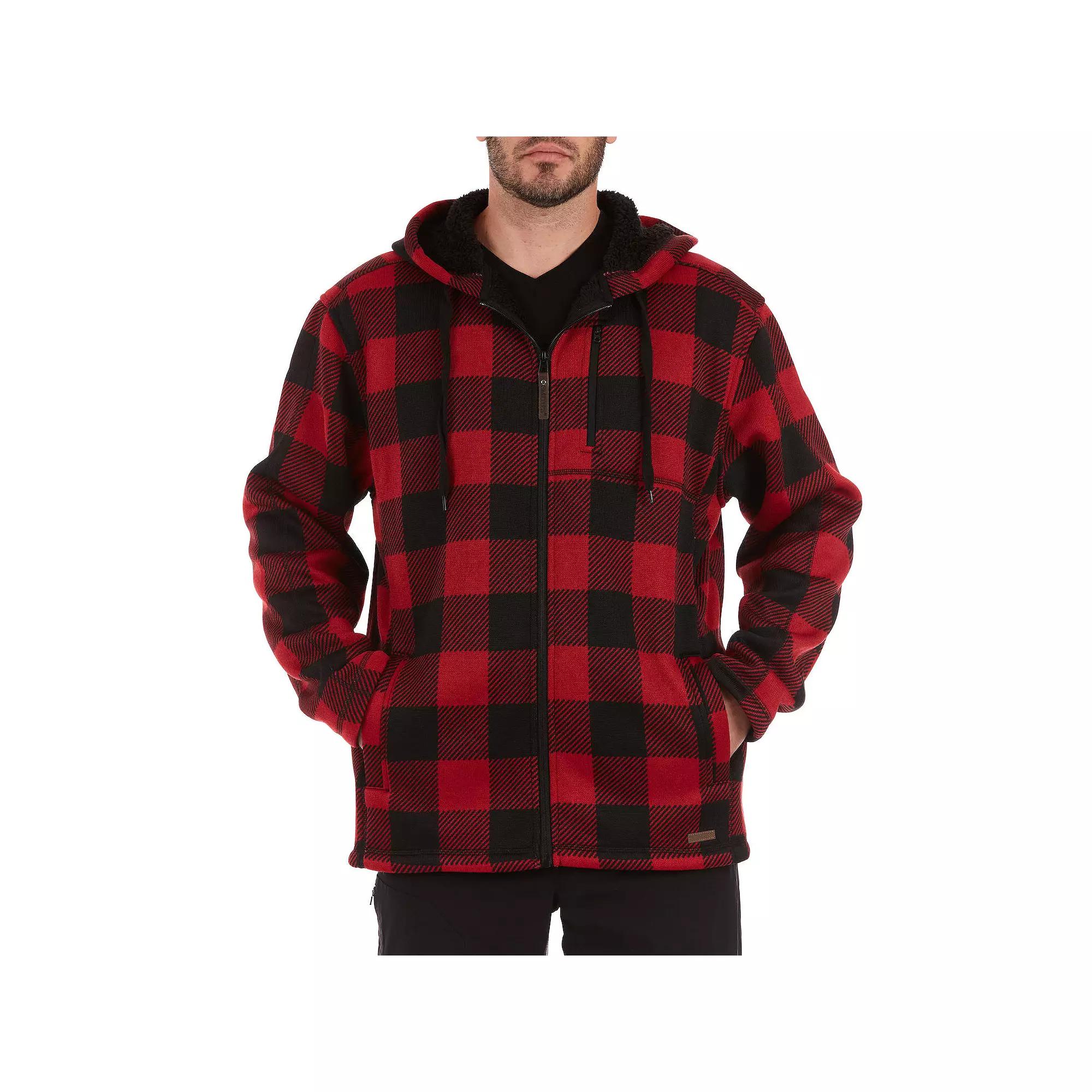 Big & Tall Smith's Workwear Sherpa-Lined Fleece Jacket, Men's,  Product Image