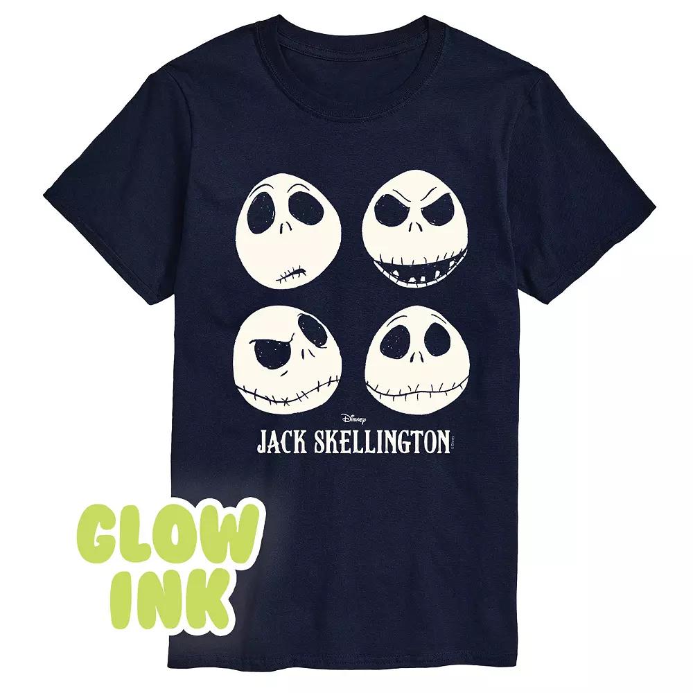 Disney's Nightmare Before Christmas Jack Skellington Men's Glow Graphic Tee,  Product Image