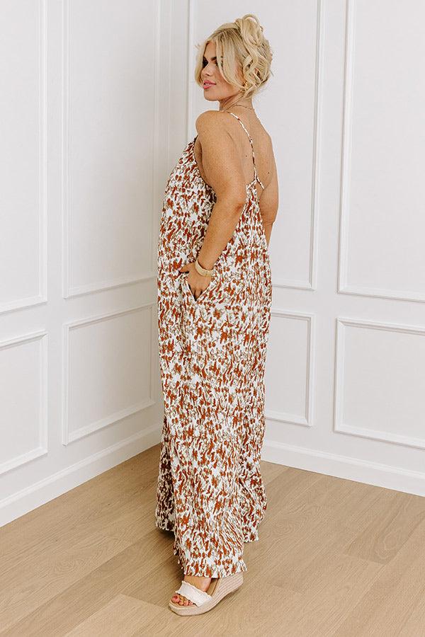 Fiercely Loved Jumpsuit In White Curves Product Image