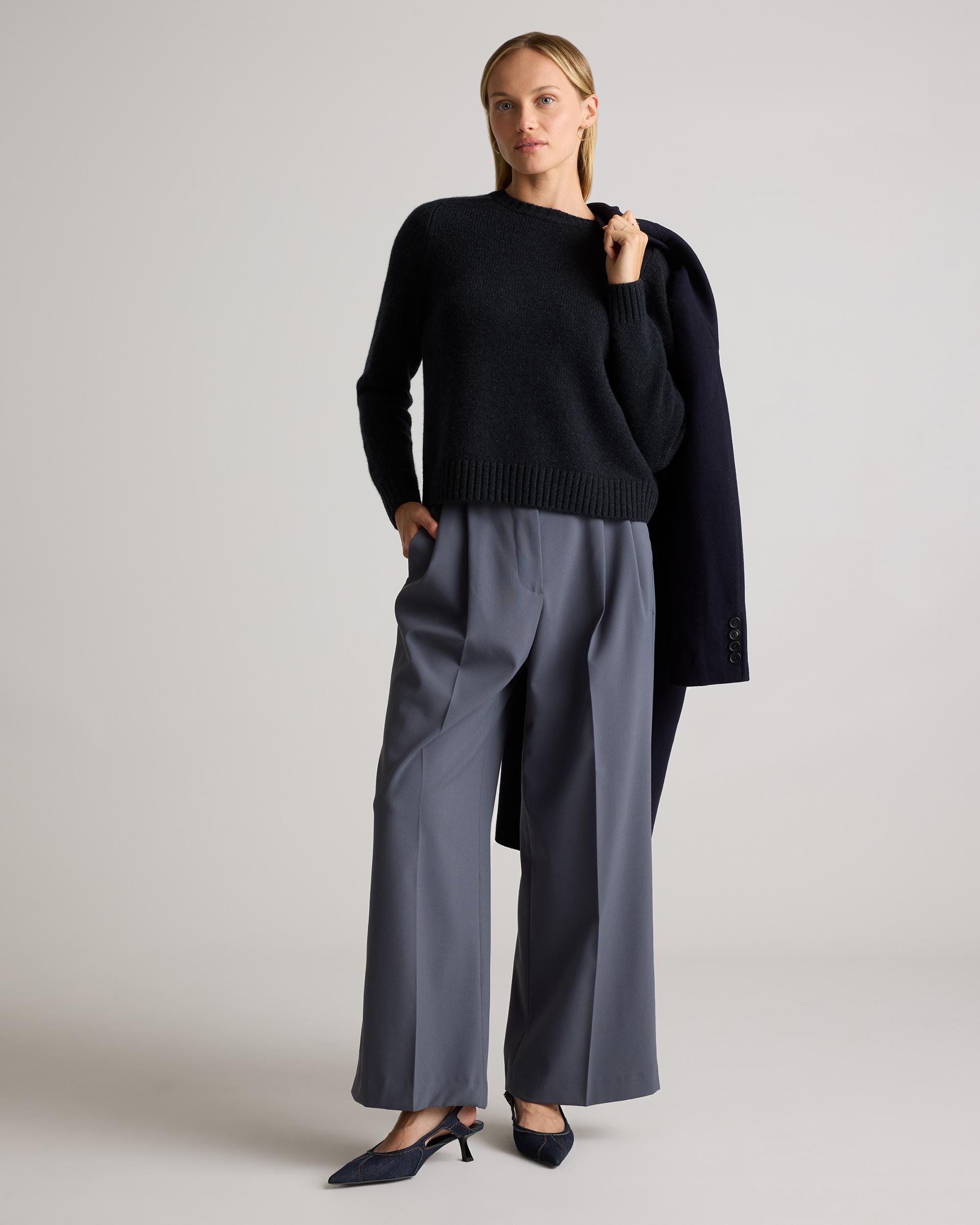 Quince | Women's Luxe Baby Cashmere Crewneck Sweater Product Image