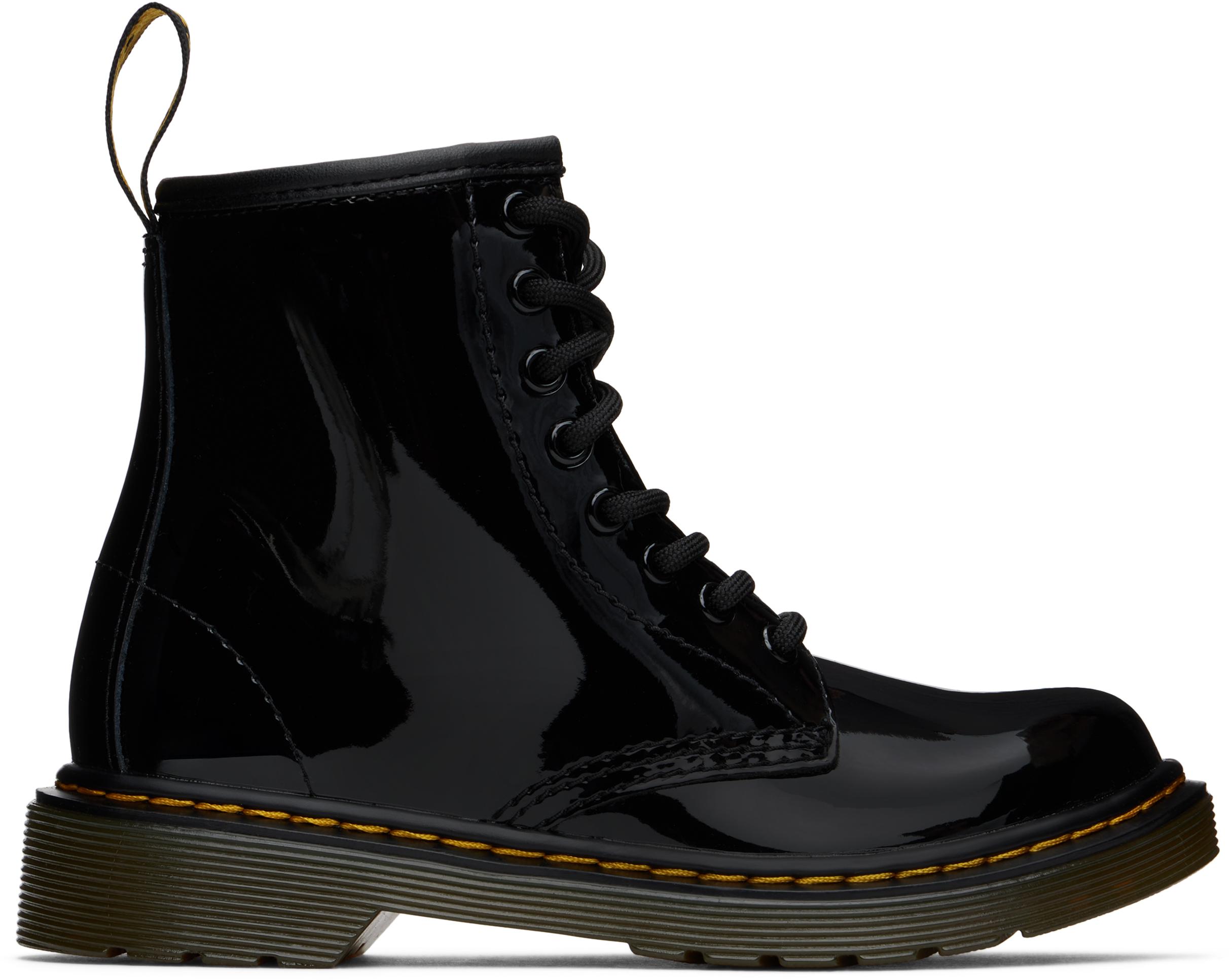 Junior 1460 Patent Leather Lace Up Boots Product Image