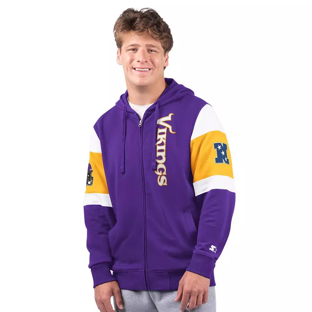 Men's Starter Purple Minnesota Vikings Extreme Full-Zip Hoodie,  Product Image