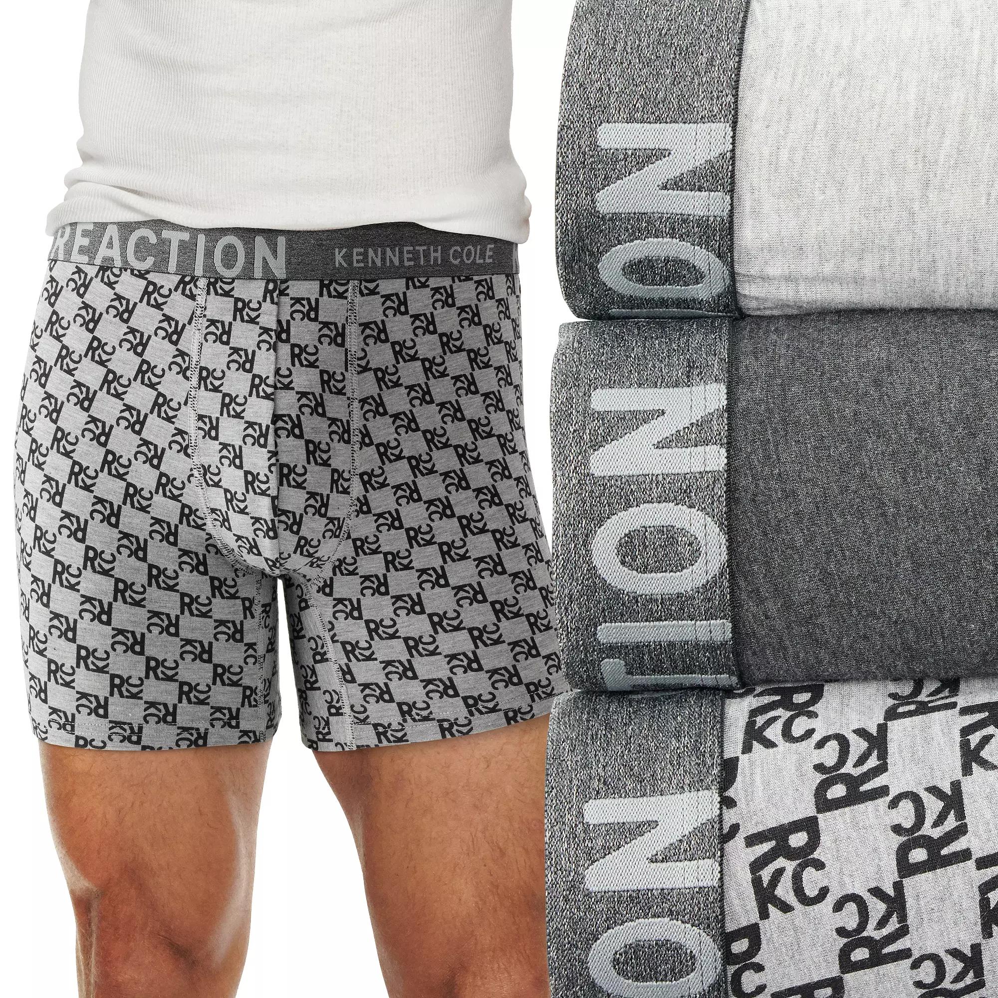 Mens Kenneth Cole Reaction 3-Pack Viscose Stretch Boxer Briefs Product Image