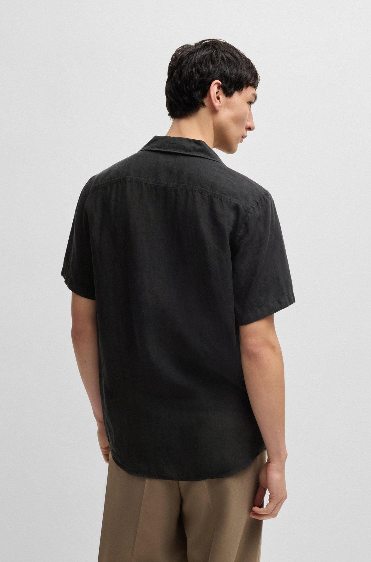 Relaxed-fit multi-occasional shirt in linen Product Image