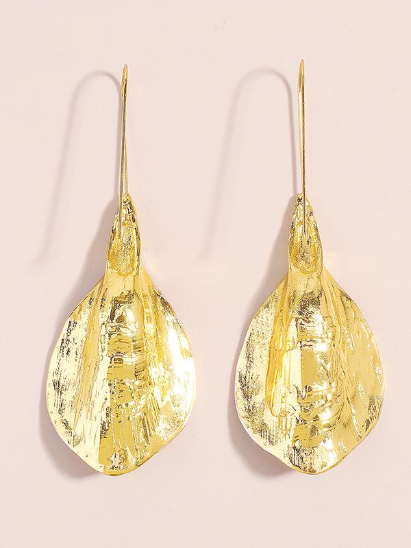 Flower Shape Drop Earrings Earrings Accessories Product Image