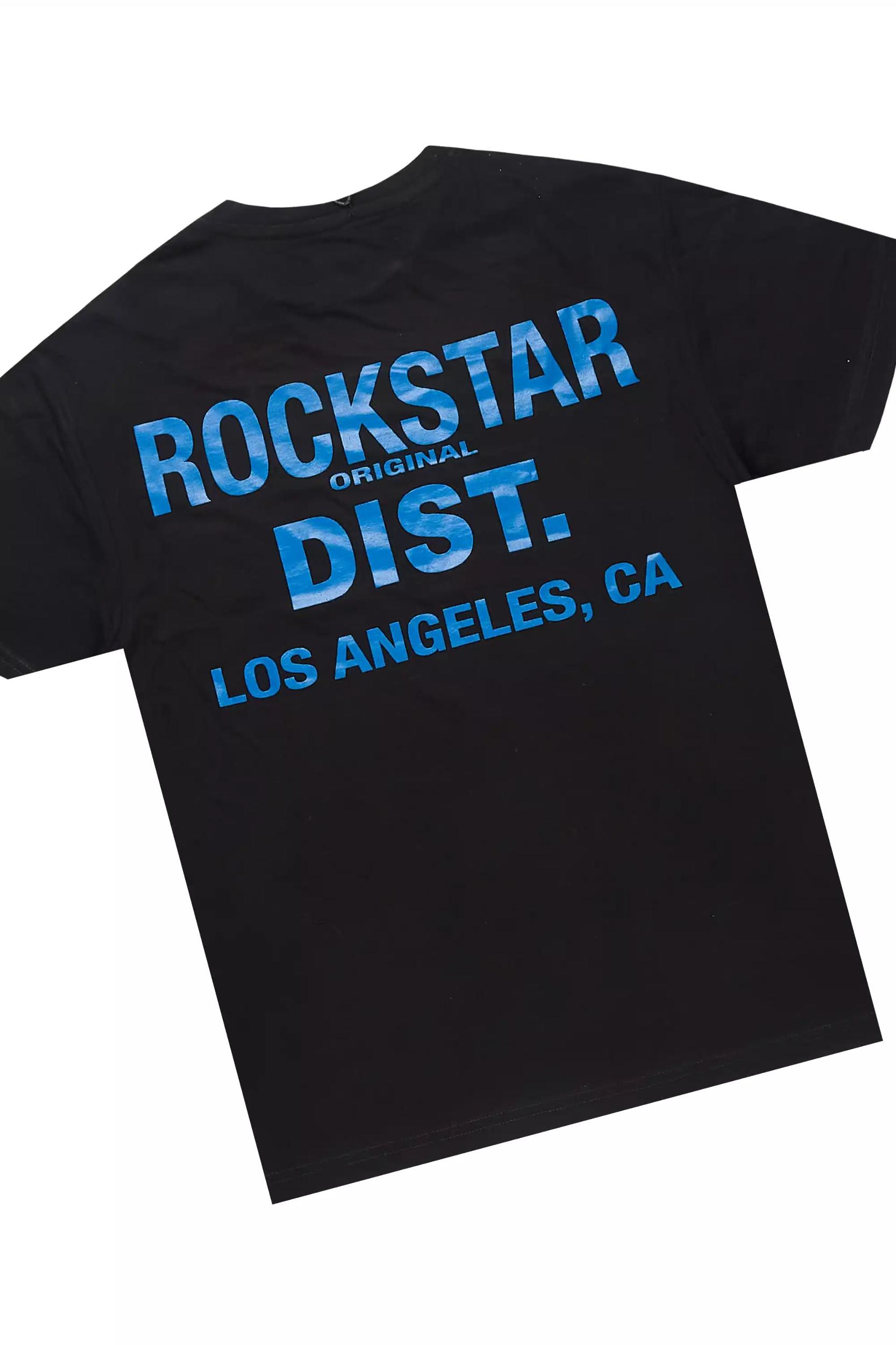 Andraila Black T-Shirt Short Set Female Product Image