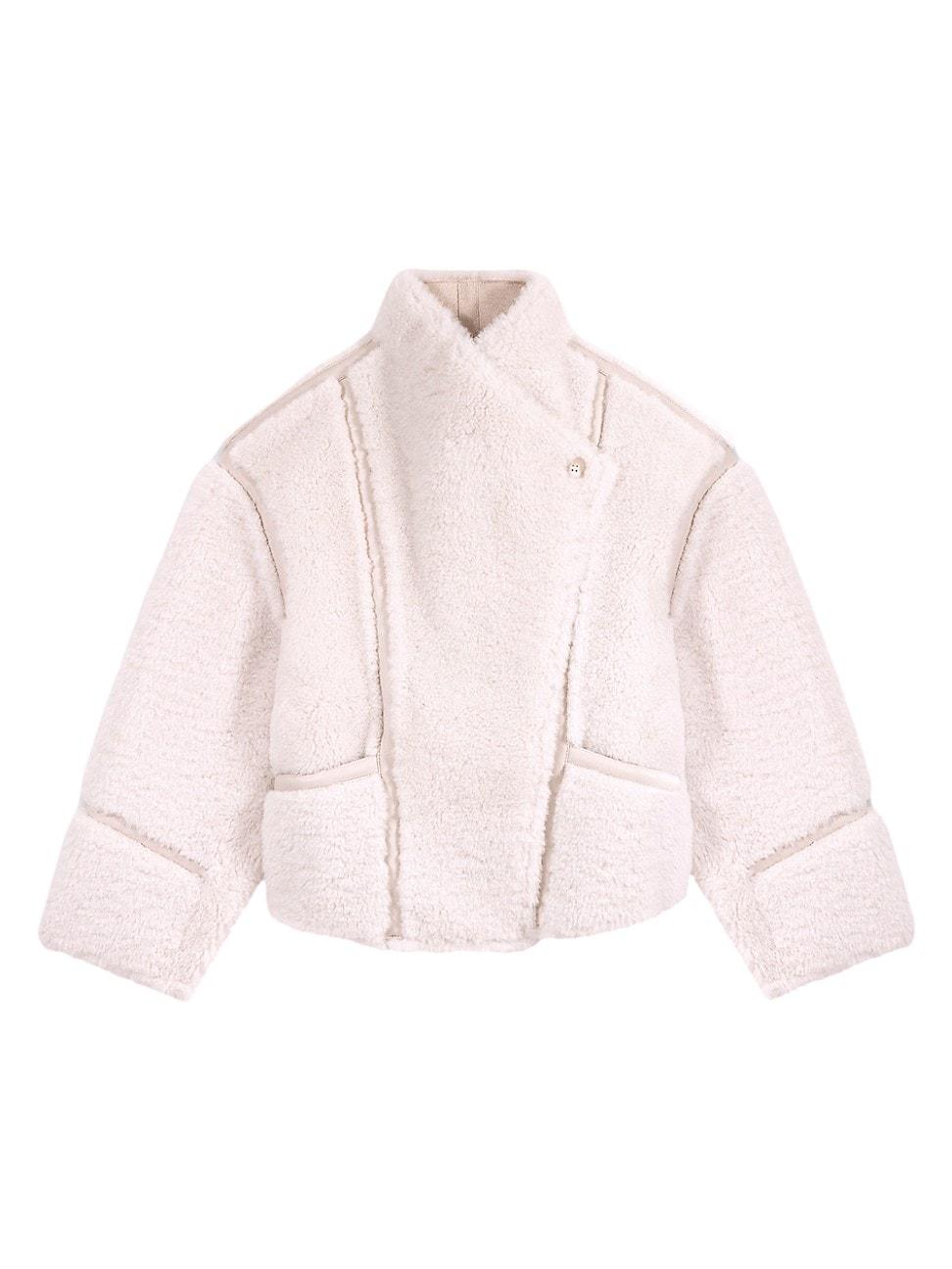 Womens Short Faux Fur Coat Product Image