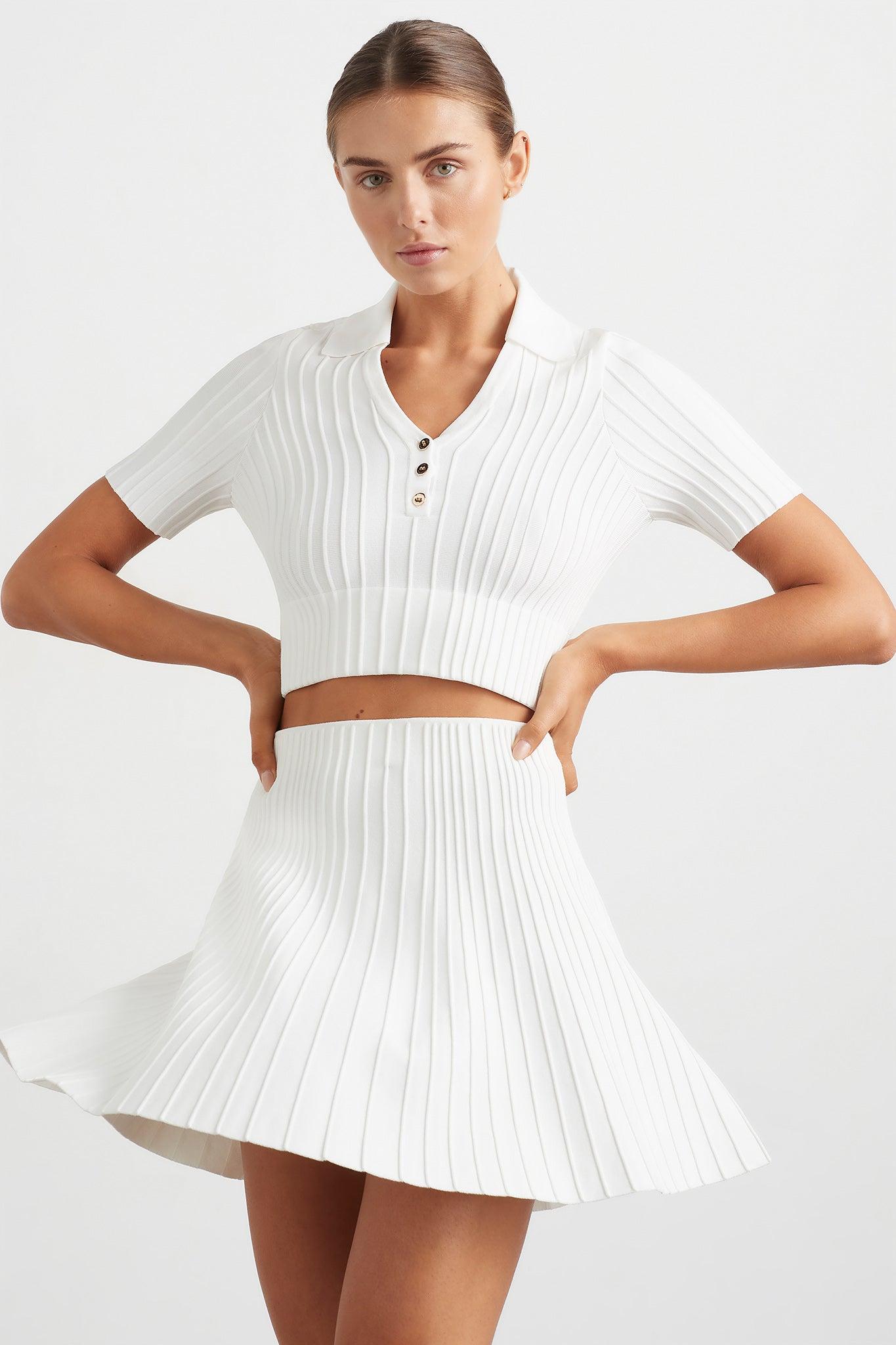 Knitted Polo Top 341 Product Image