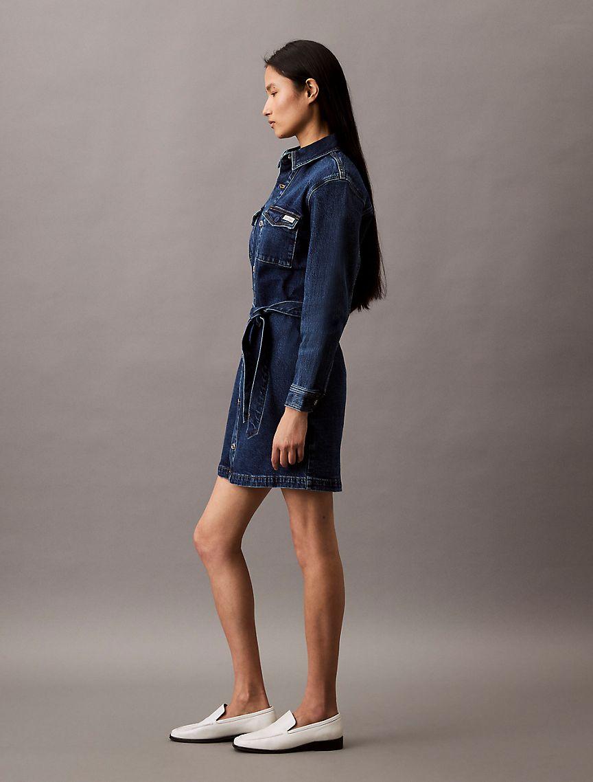 Denim Shirt Dress Product Image