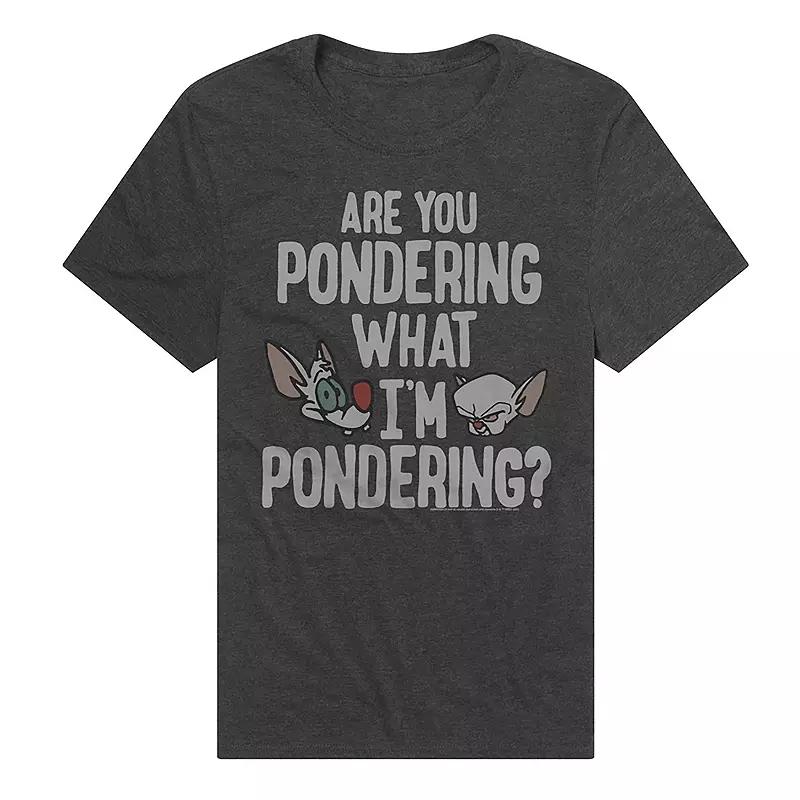 Men's Pinky And The Brain Are You Pondering What I'm Pondering Graphic Tee,  Product Image