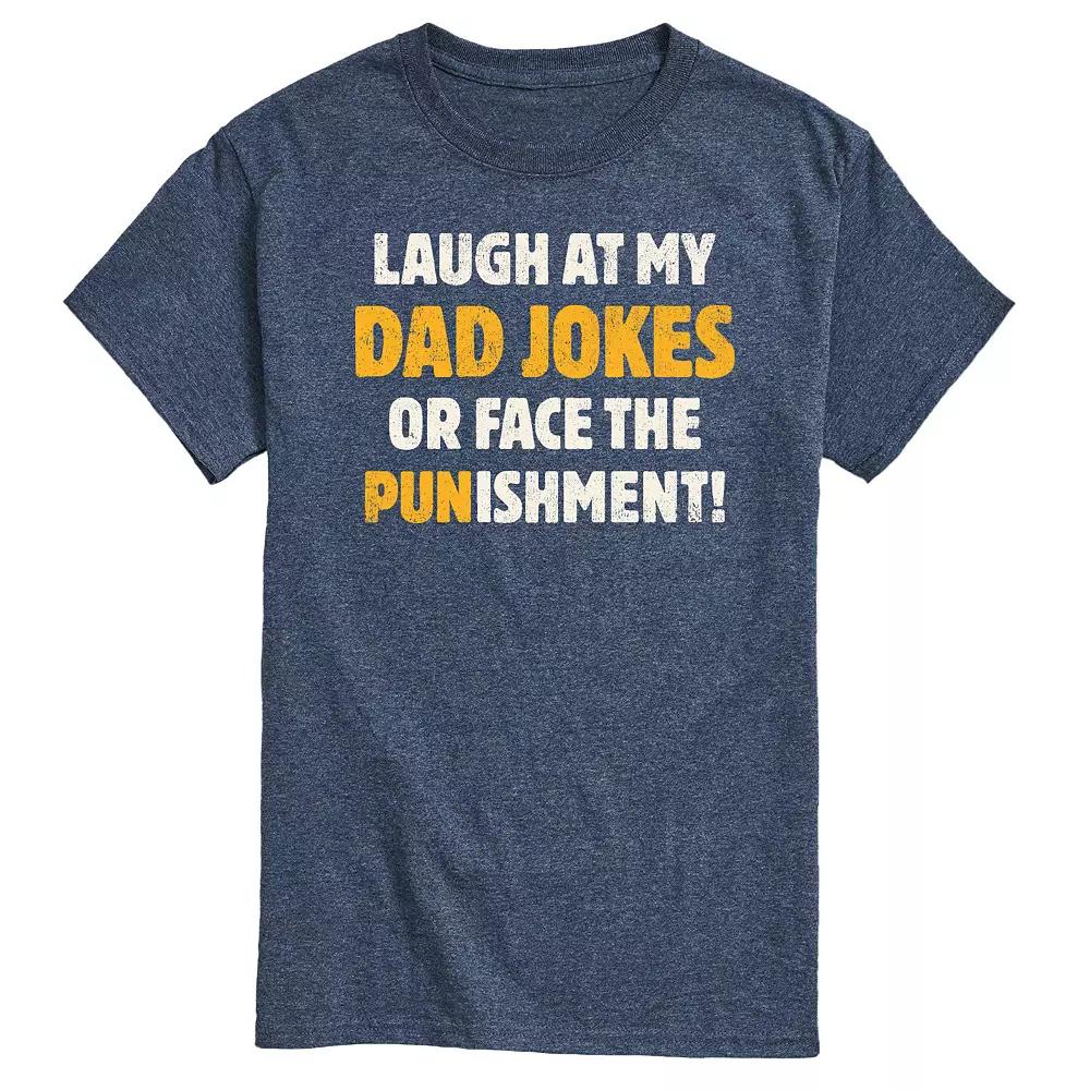 Men's Dad Jokes Punishment Graphic Tee,  Product Image