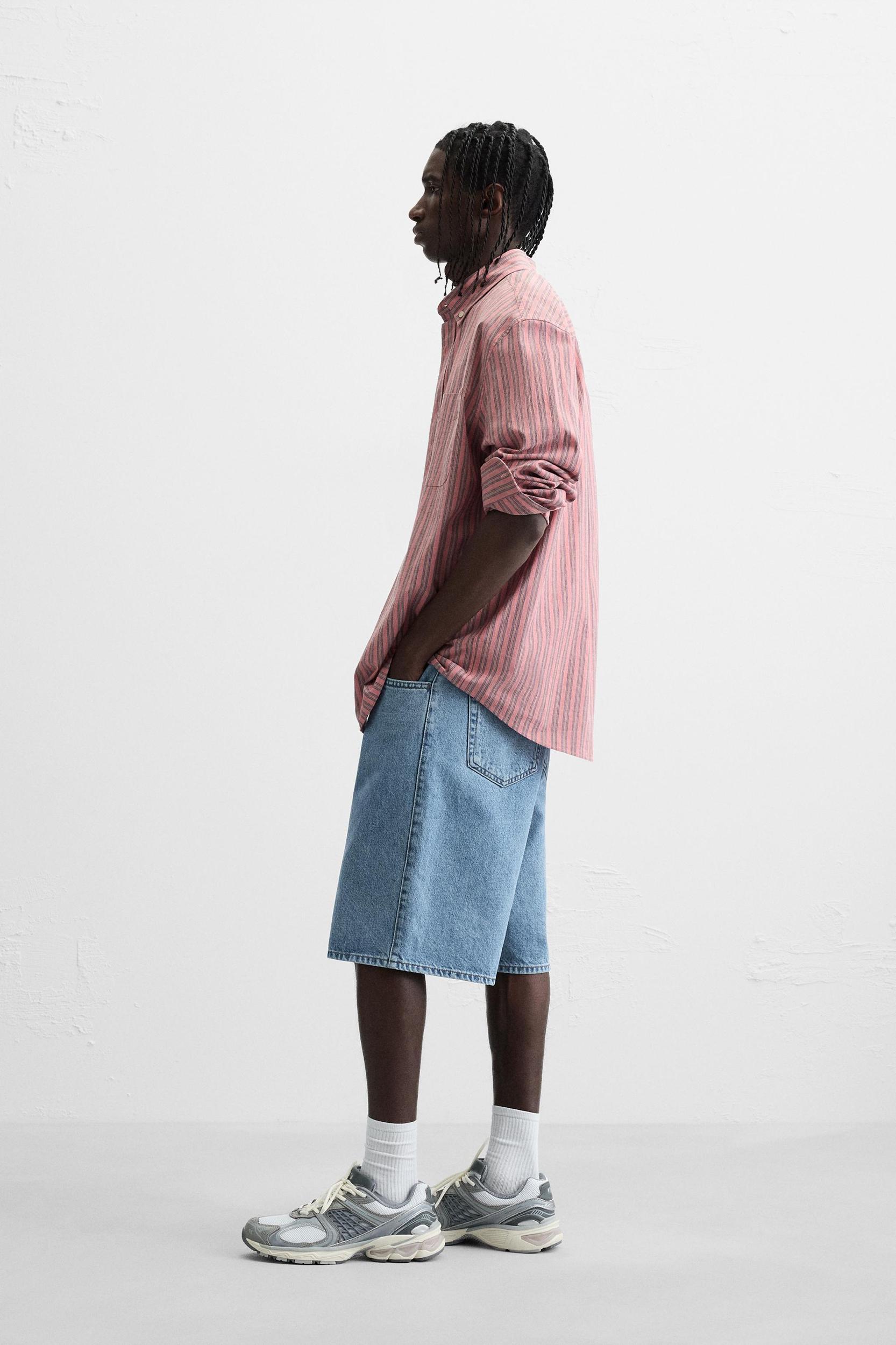 BAGGY FIT DENIM SHORTS Product Image