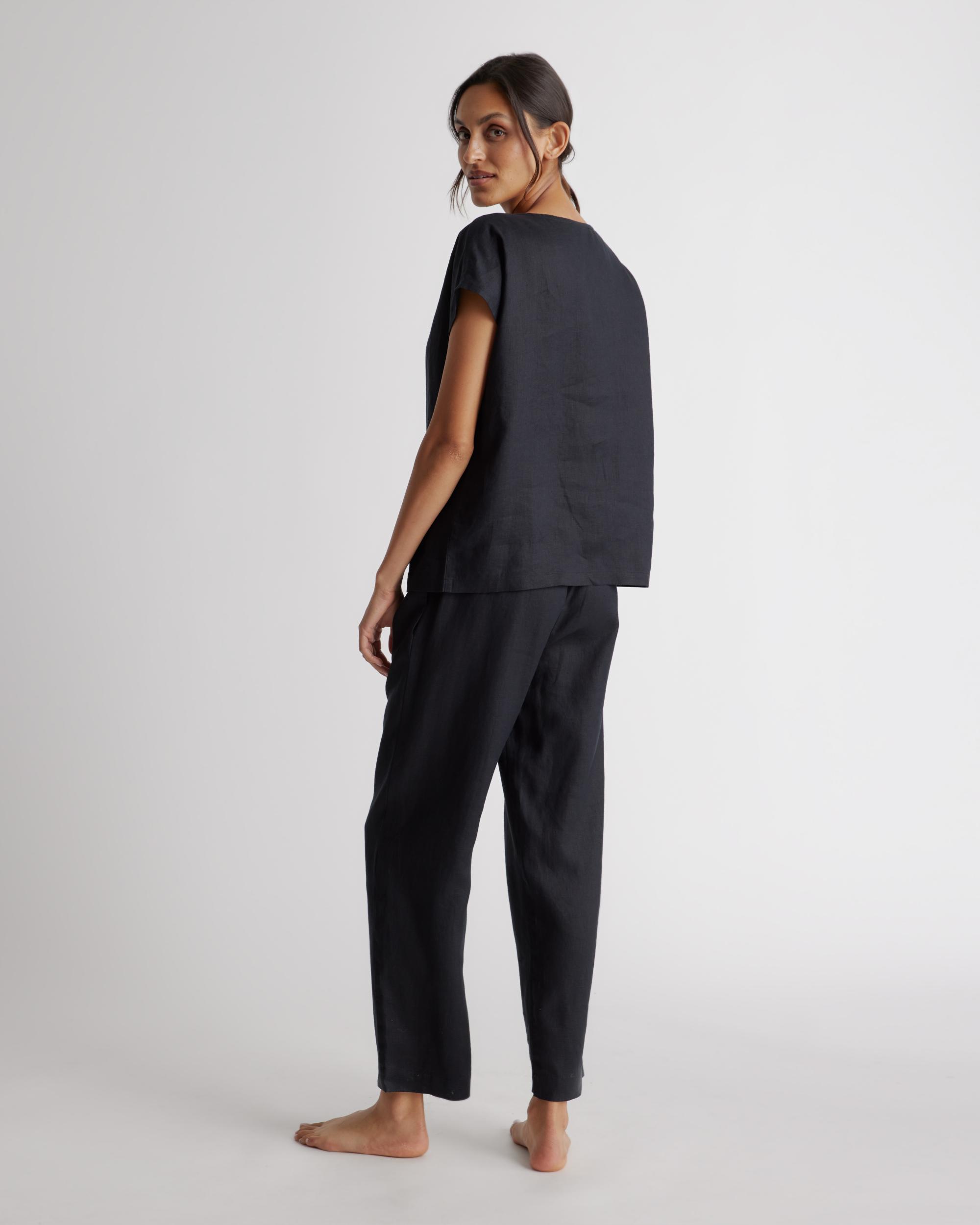 Quince | Women's 100% European Linen Pajama Set Size XL Product Image