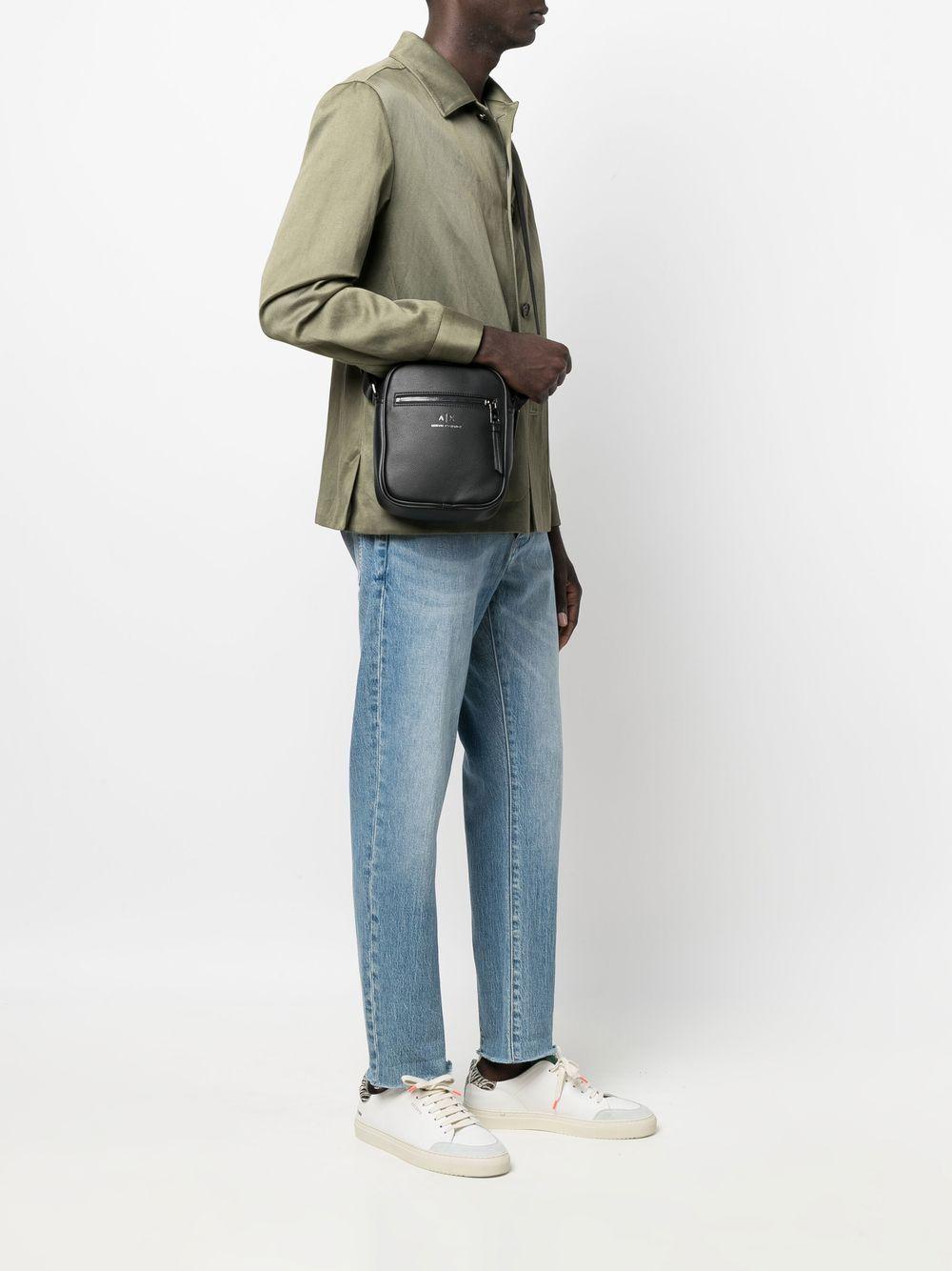 logo-print messenger bag Product Image