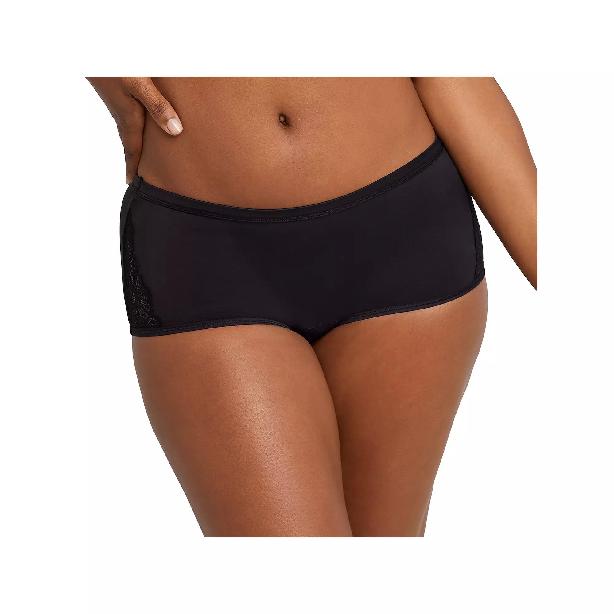 Women's Maidenform® Moderate Absorbency Period Hipster Panty DMLBSM, Size: Small, Black Product Image