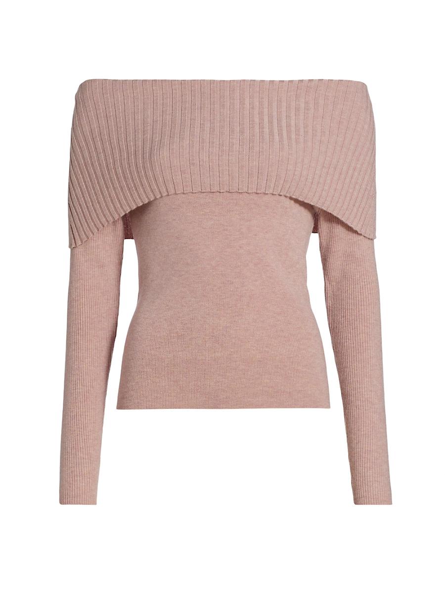 Womens Becca Knit Funnel Neck Top Product Image