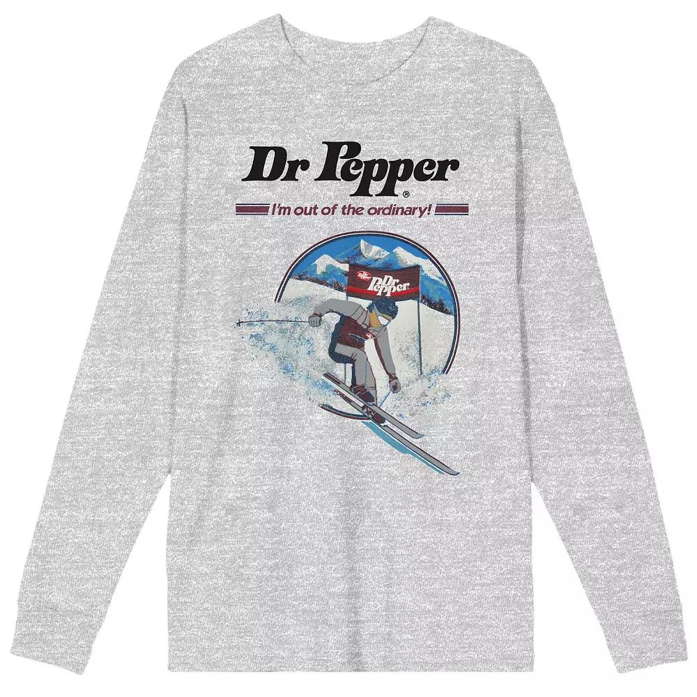 Men's Dr. Pepper I'm Out of the Ordinary Skiing Long Sleeve Graphic Tee,  Product Image