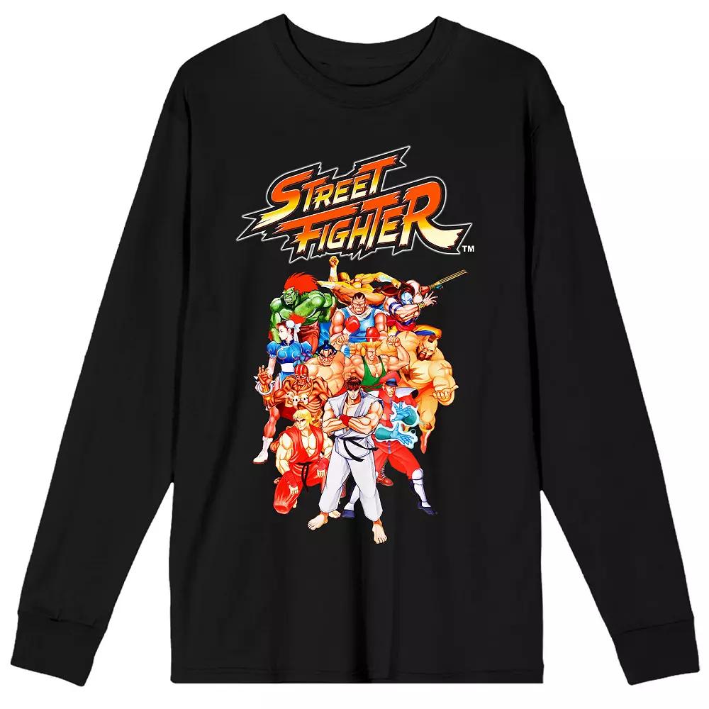 Men's Street Fighter Character Long Sleeve Tee,  Product Image