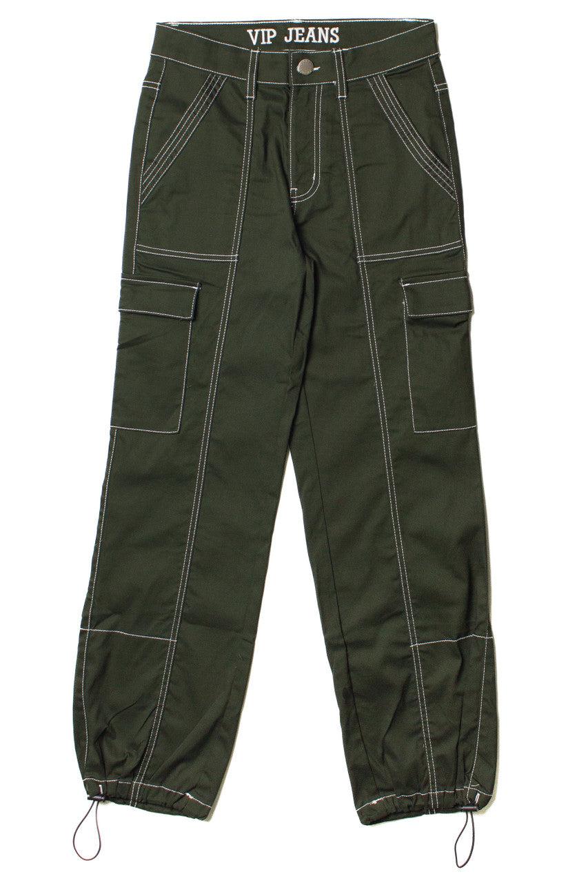 Contrast Seam Cargo Joggers Product Image