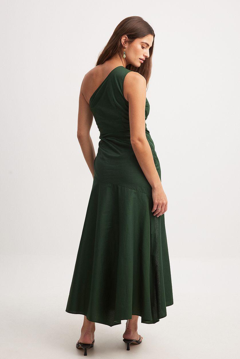 Cut Out Metal Detail Midi Dress Product Image