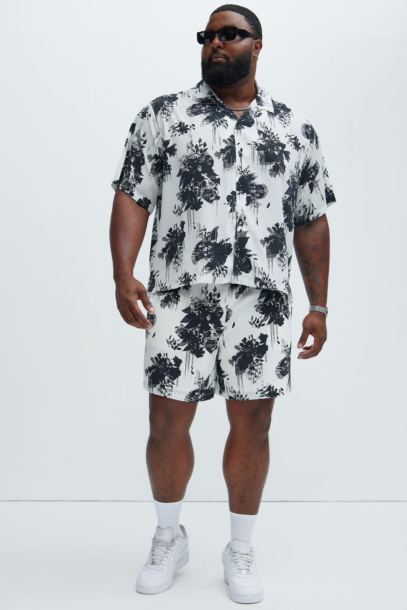 Luna Flor Textured Shirt - Black/combo Product Image