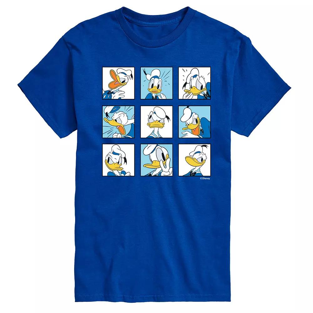 Disney's Donald Duck Big & Tall Grid Graphic Tee, Men's,  Product Image