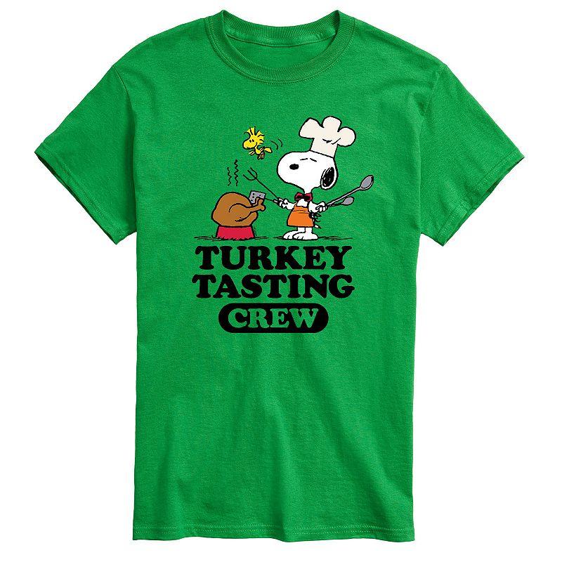 Big & Tall Peanuts Turkey Tasting Crew, Men's,  Product Image